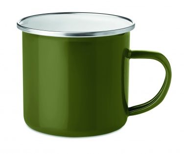 Logo trade promotional item photo of: Metal mug with enamel layer