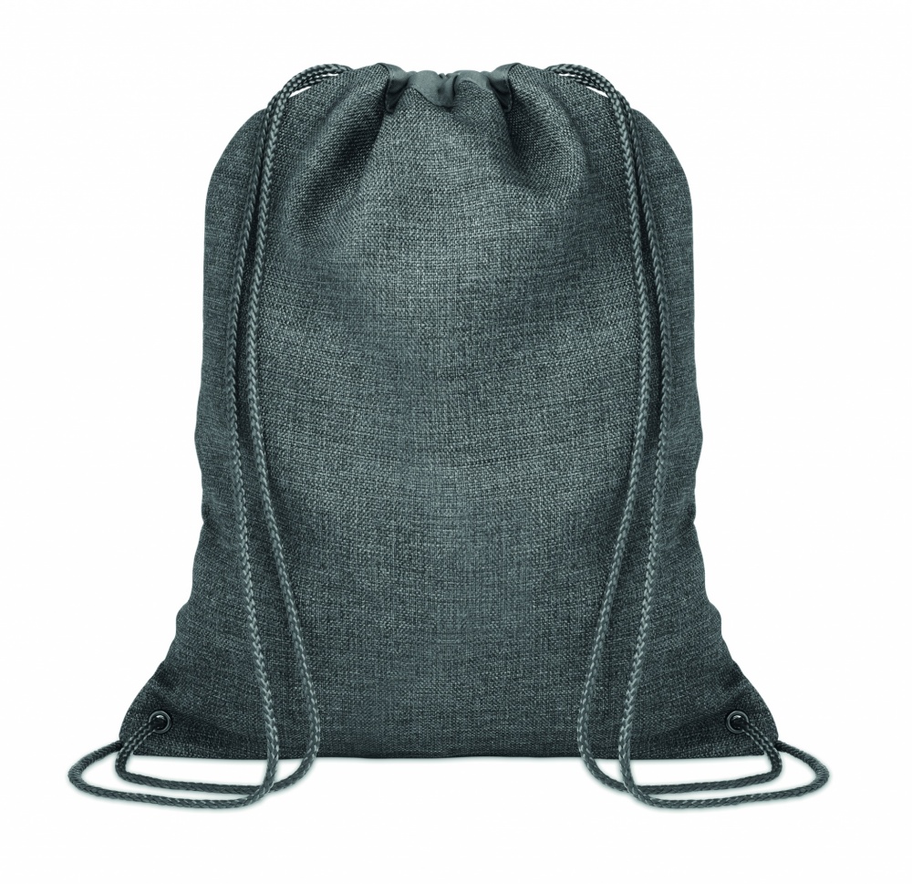 Logotrade promotional gift image of: 1200D heathered drawstring bag