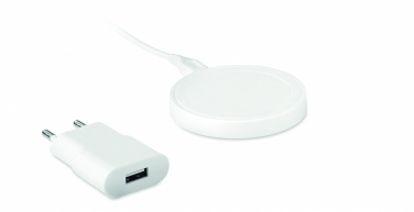 Logo trade promotional item photo of: Wireless charger travel set