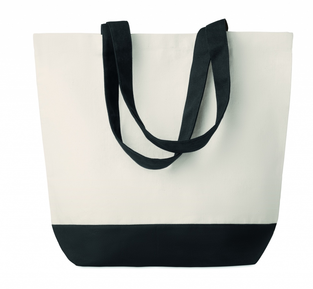 Logo trade corporate gifts picture of: Canvas beach bag 280gr/m2