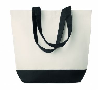 Logo trade promotional gifts picture of: Canvas beach bag 280gr/m2