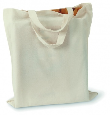 Logo trade promotional merchandise photo of: 140gr/m² cotton shopping bag