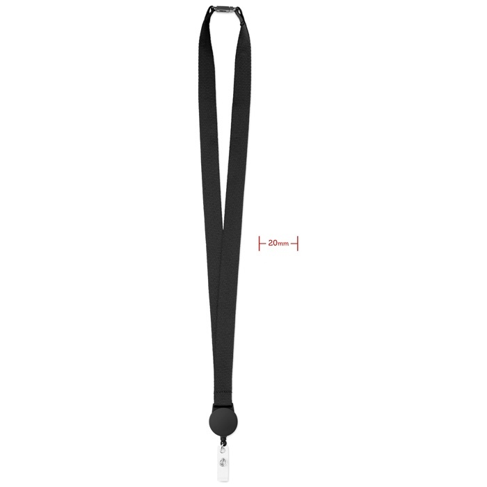 Logotrade promotional gift picture of: Lanyard retractable clip