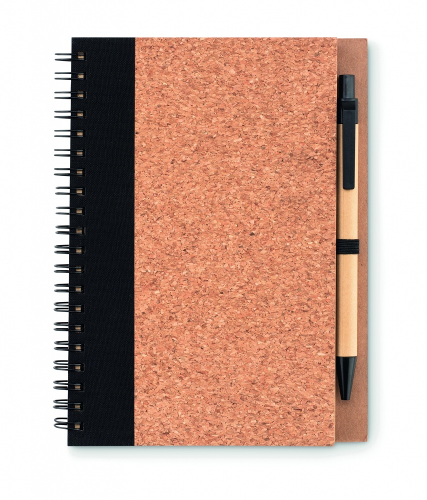 Logotrade business gifts photo of: Cork notebook with pen