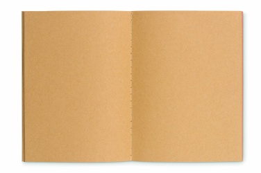 Logo trade promotional products image of: A6 recycled notebook 80 plain