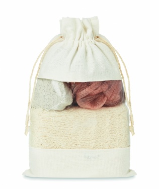 Logotrade business gifts photo of: Bath set in cotton pouch