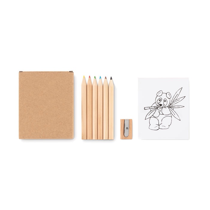 Logo trade corporate gifts image of: Colouring set