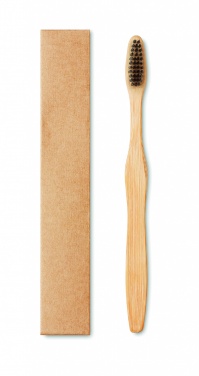 Logo trade promotional giveaway photo of: Bamboo toothbrush in Kraft box