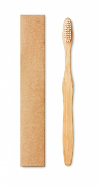 Logotrade business gift image of: Bamboo toothbrush in Kraft box