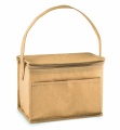 6 can woven paper cooler bag, Beige