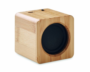 Logotrade promotional merchandise image of: Bamboo wireless speaker