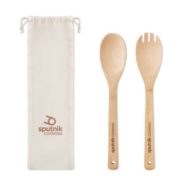 Logotrade promotional merchandise picture of: Set bamboo utensils salad