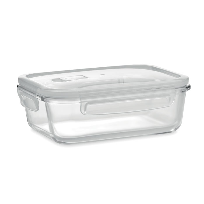 Logo trade promotional merchandise image of: Glass lunchbox & PP lid 900ml