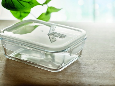 Logotrade promotional product picture of: Glass lunchbox & PP lid 900ml