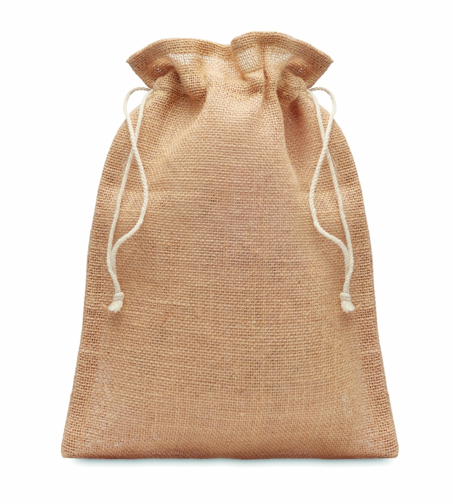 Logo trade advertising products picture of: Medium jute gift bag 25 x 32cm