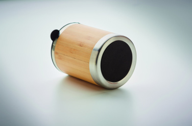 Logo trade advertising products picture of: Tumbler in bamboo cover 250ml