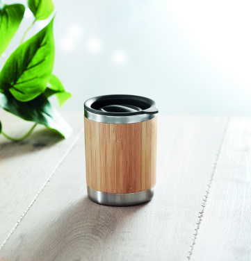 Logotrade advertising product picture of: Tumbler in bamboo cover 250ml