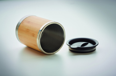 Logotrade advertising products photo of: Tumbler in bamboo cover 250ml