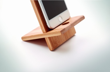 Logotrade corporate gifts photo of: Bamboo phone stand/ holder WHIPPY