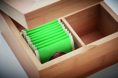 Logo trade promotional merchandise picture of: Bamboo tea box