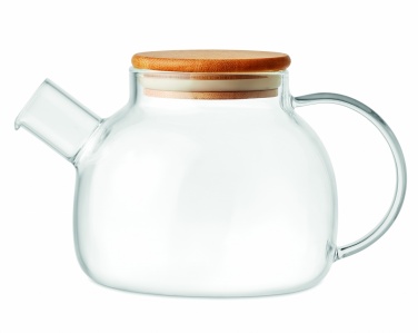 Logo trade business gifts image of: Teapot borosilicate glass 850ml