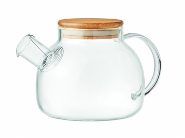 Logo trade promotional items picture of: Teapot borosilicate glass 850ml