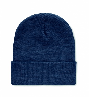 Logo trade promotional merchandise photo of: Beanie in RPET with cuff