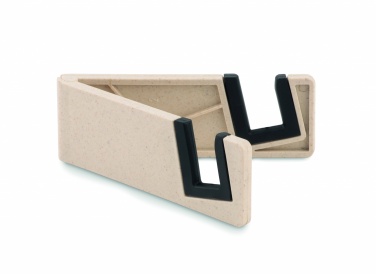 Logo trade corporate gifts picture of: Phone holder bamboo fibre/PP