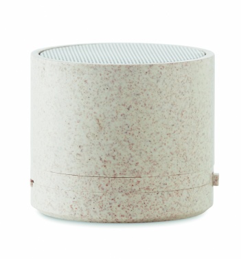 Logo trade business gift photo of: 3W speaker in wheat straw/ABS