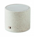 3W speaker in wheat straw/ABS, Beige