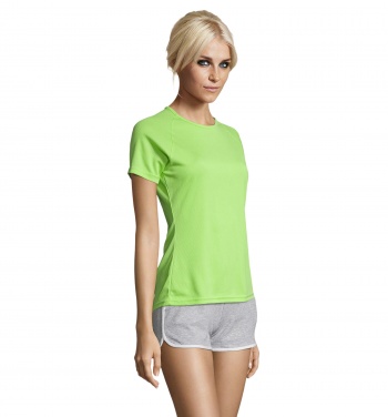 Logo trade promotional merchandise image of: SPORTY WOMEN T-SHIRT POLYES