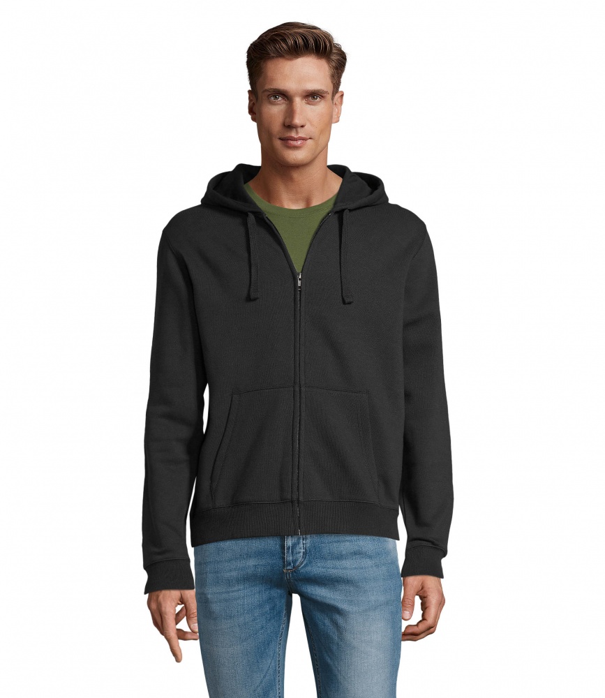 Logotrade promotional giveaway image of: SPIKE MEN ZIP HOODIE SWEAT