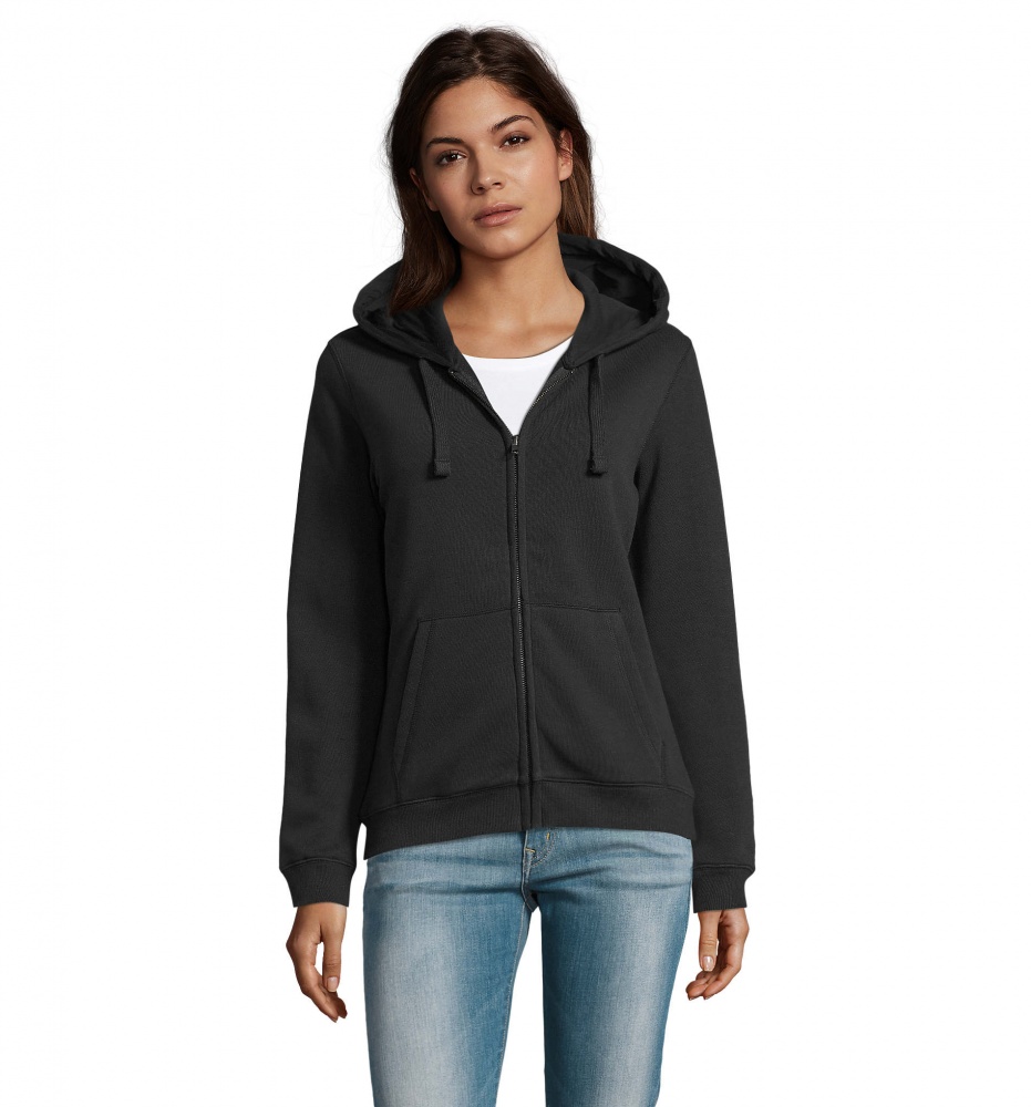 Logotrade advertising product image of: SPIKE WOMEN ZIP HOOD SWEAT