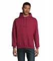 CONDOR Unisex Hooded Sweat, Burgundy