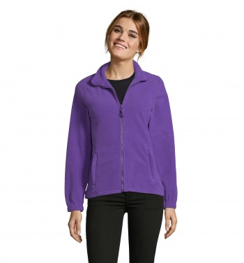 Logo trade advertising products picture of: NORTH WOMEN ZIPPED FLEECE