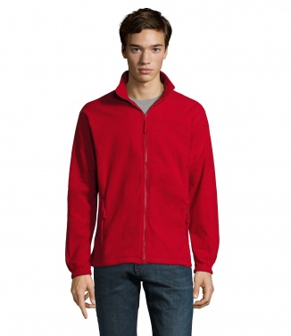 Logo trade advertising products picture of: NORTH Zipped Fleece Jacket