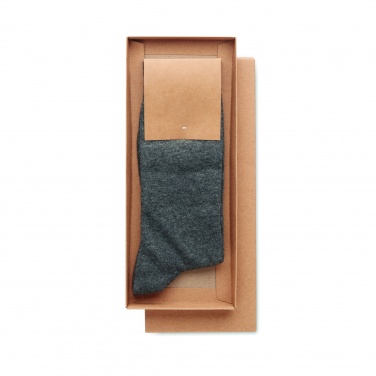 Logo trade promotional item photo of: Pair of socks in gift box M