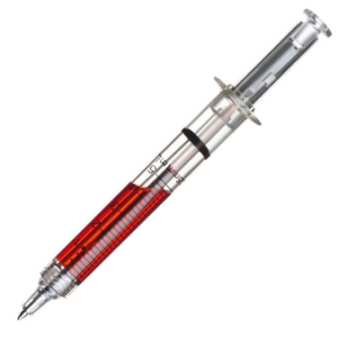 Logo trade promotional gifts image of: Plastic ballpen INJECTION