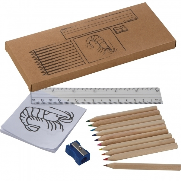 Logotrade advertising product image of: Drawing set for kids LITTLE PICASSO