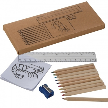 Logo trade business gifts image of: Drawing set for kids LITTLE PICASSO