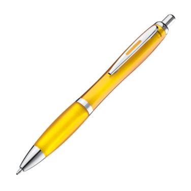 Logo trade promotional merchandise image of: Plastic ballpen MOSCOW