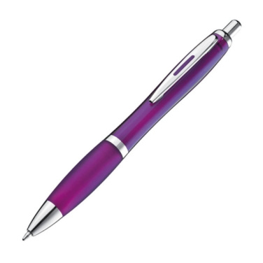 Logo trade promotional products image of: Plastic ballpen MOSCOW