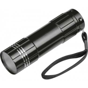 Logo trade promotional gifts image of: 6 COB metal torch MONTARGIS