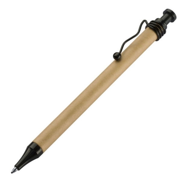 Logo trade promotional items image of: Cardboard ballpen CRAMLINGTON