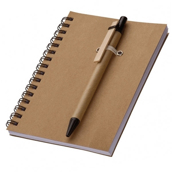 Logotrade business gift image of: A6 ECO Notepad KEYSTONE