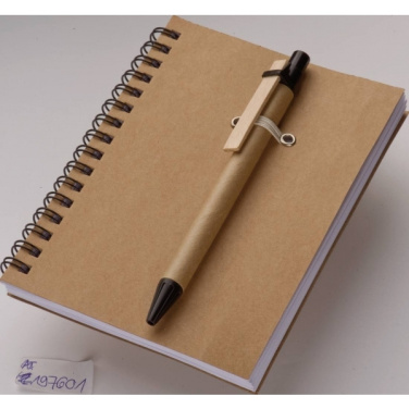 Logotrade promotional product picture of: A6 ECO Notepad KEYSTONE