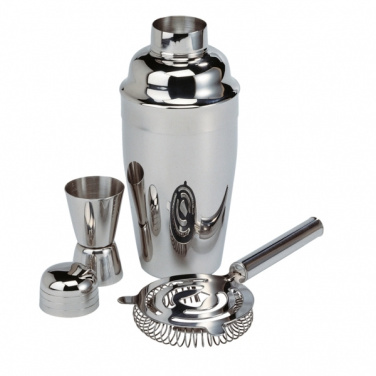 Logotrade promotional giveaways photo of: Metal cocktail set, 3-piece MESSINA