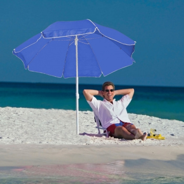 Logo trade promotional products image of: Beach umbrella FORT LAUDERDALE