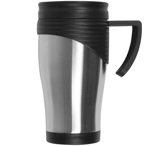 Logo trade promotional items image of: Stainless steel thermo cup EL PASO 400 ml