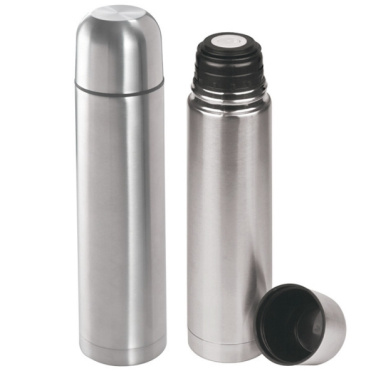 Logotrade business gift image of: Stainless steel isolating flask VIRGINIA BEACH 100 ml